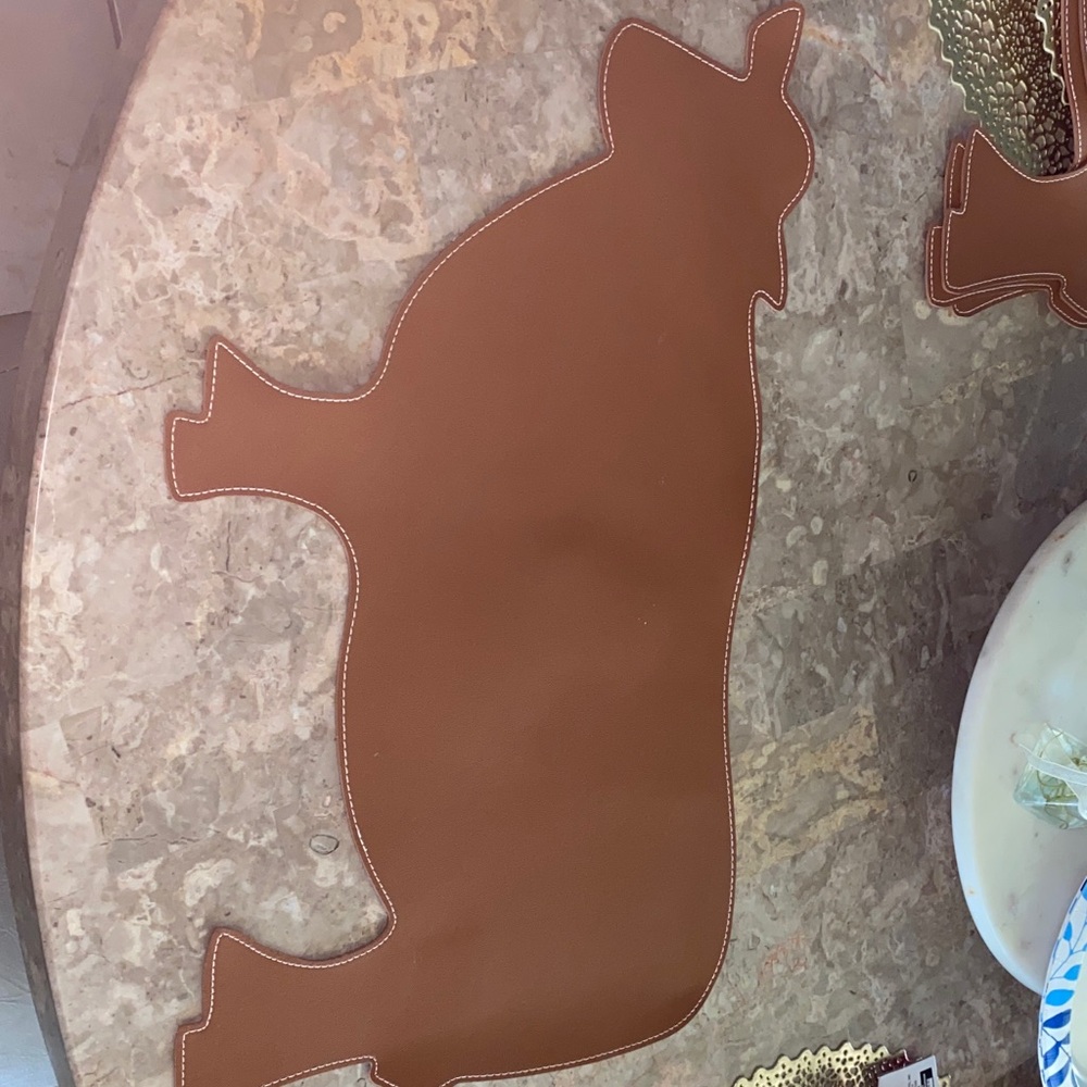Cow-Shaped 4pc Placemats